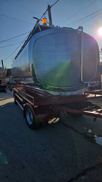Remorca cisterna agricola inox