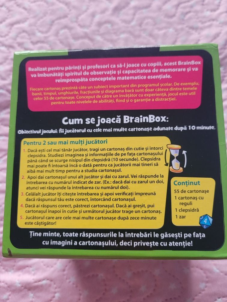 Joc Sa invatam mate 8+ BrainBox