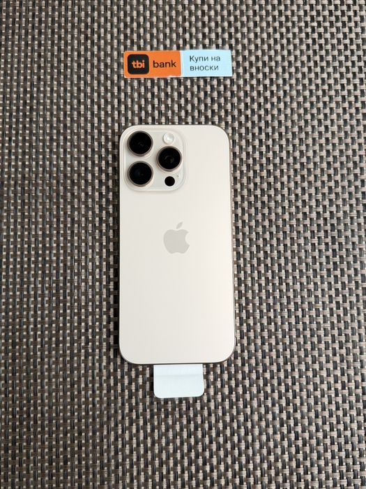 КАТО НОВ! *ЛИЗИНГ* iPhone 16 Pro 512Gb Desert Titanium / Гаранция