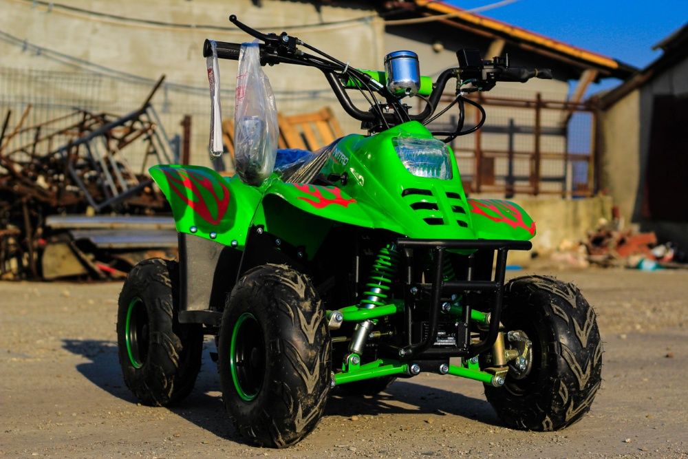 ATV Electric pentru copii 7-14 ani, ECO Bigfoot 800W 36V #Green