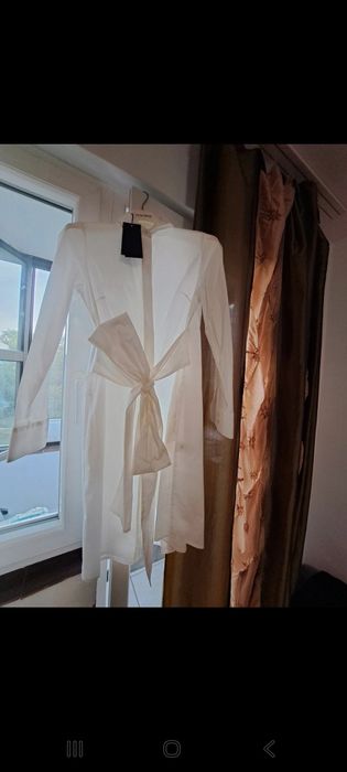 Rochie simplă albă XS