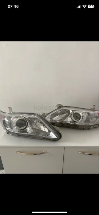 Новые фары на камри 45