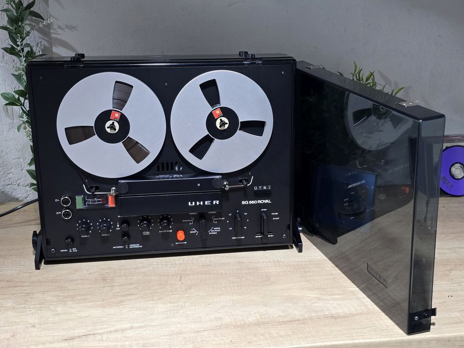 Magnetofon UHER SG 560 royal, 3 capete, 4 piste vintage hifi black