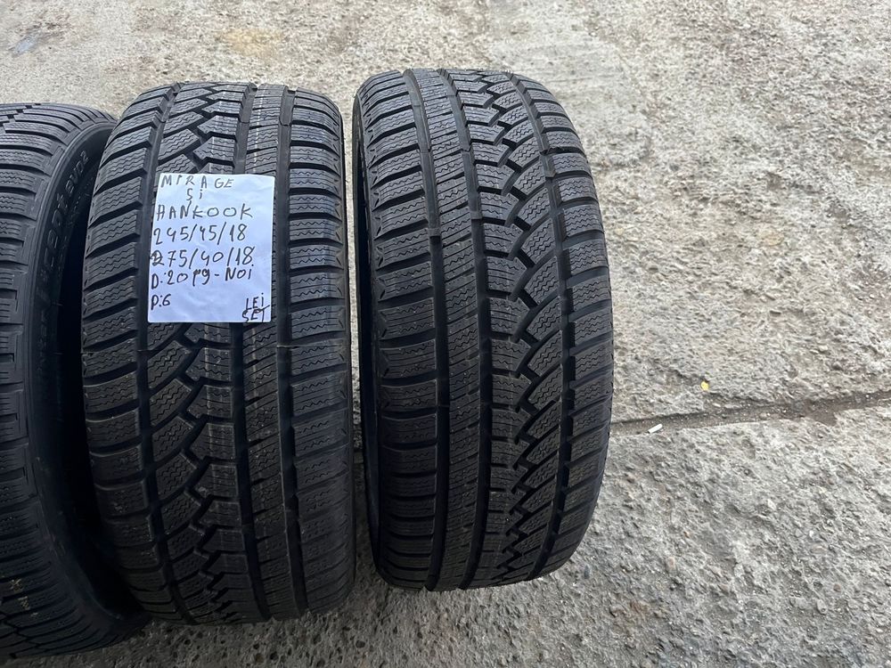 Anvelope iarna 275/40/18 si 245/45/18 Hankook/Mirage