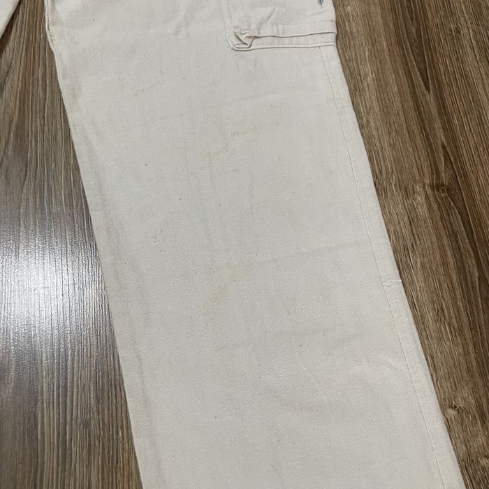 pantaloni brodați, femei mărimea L albi