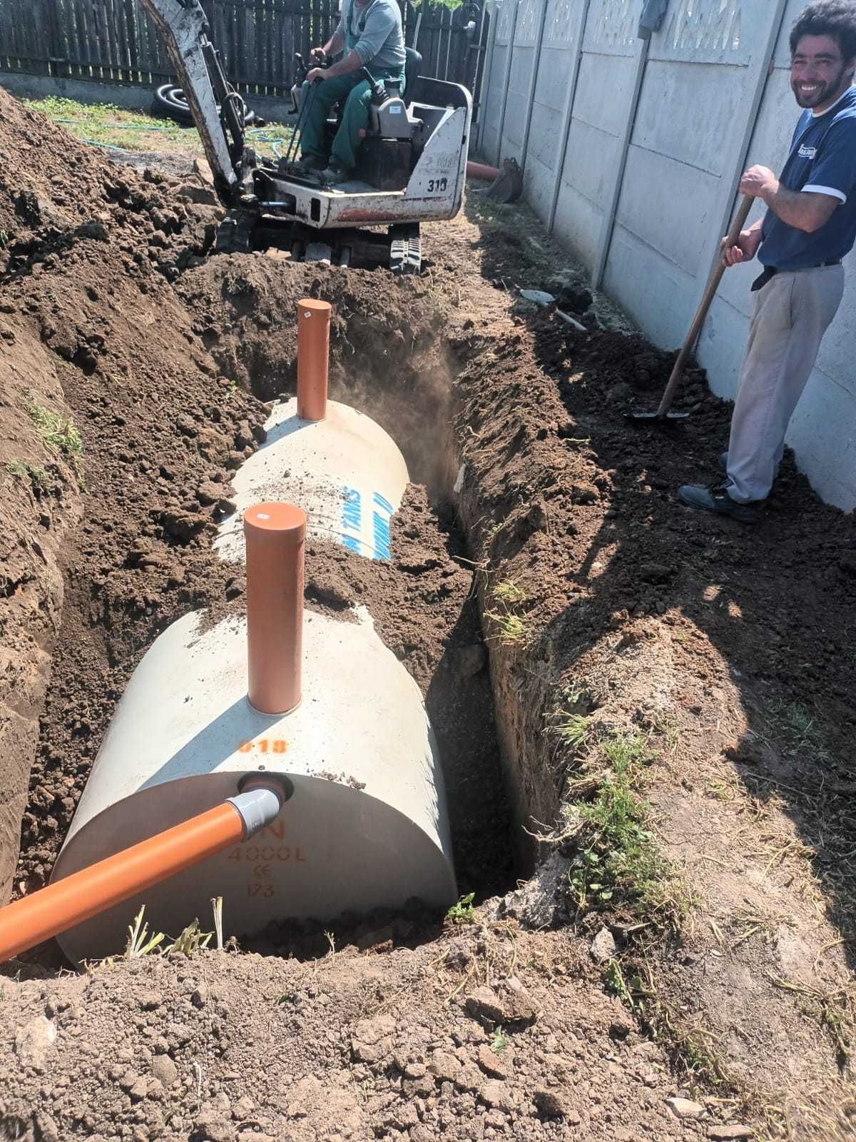 FOSE SEPTICE TRICAMERALE ecologice din polipropilena cu drenaj