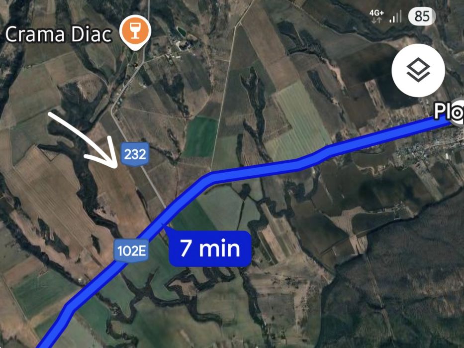 Vand teren extravilan pe DJ102E, Sat Galmeia (Prahova)