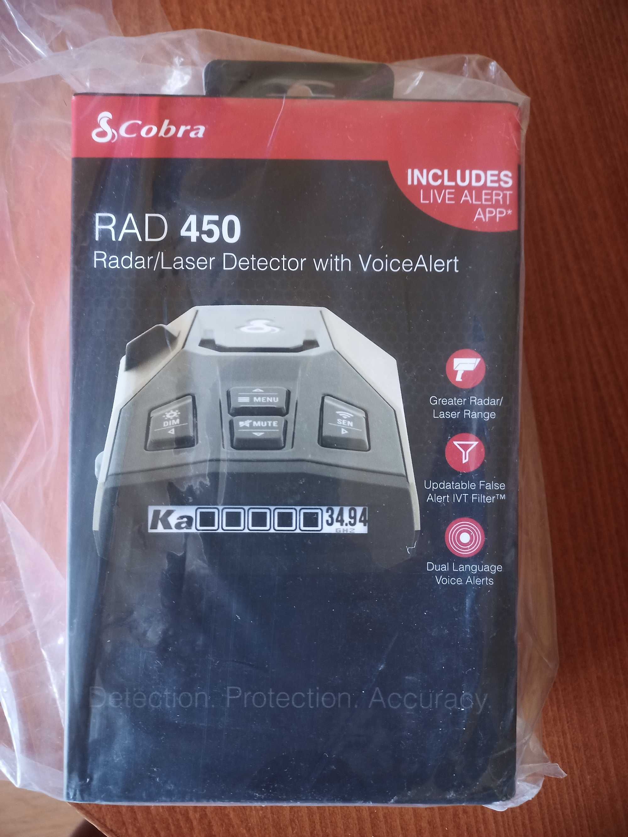 Радар детектор Cobra RAD450