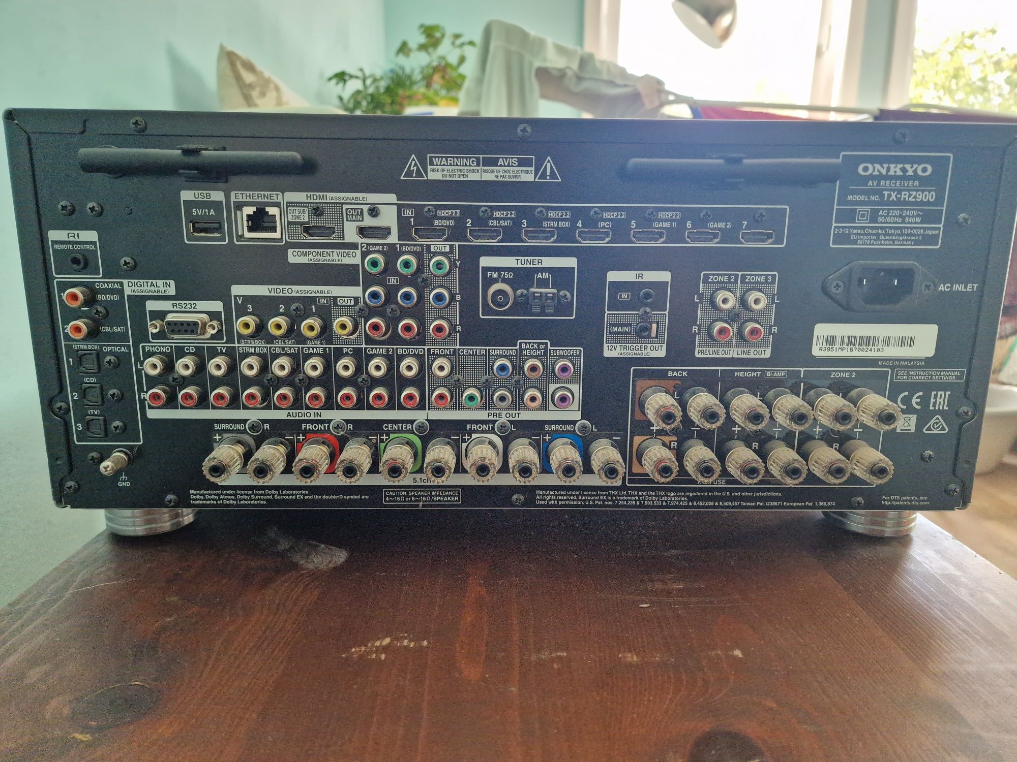 Ресивър Onkyo TX-RZ900