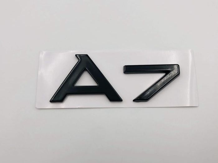 Emblema Audi A7 spate negru
