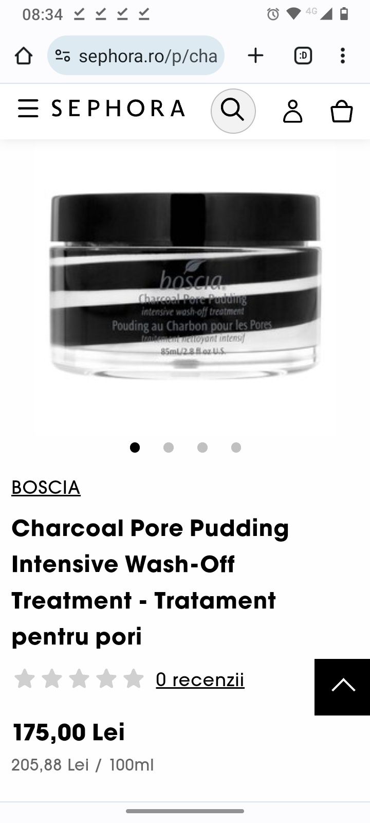 Charcoal Pore Pudding Intensive Wash-Off Treatment - Tratament pentru