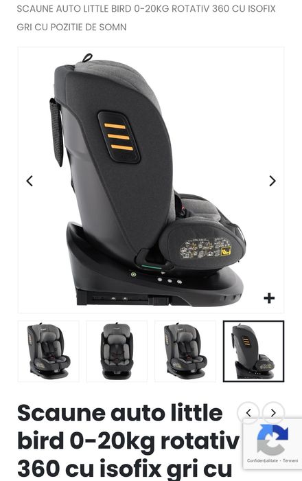 Vând scaun auto copii nou