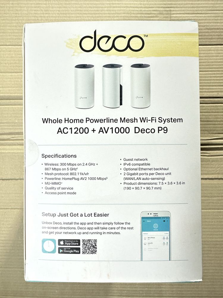 Sistem Wireless Mesh TP-Link Deco P9