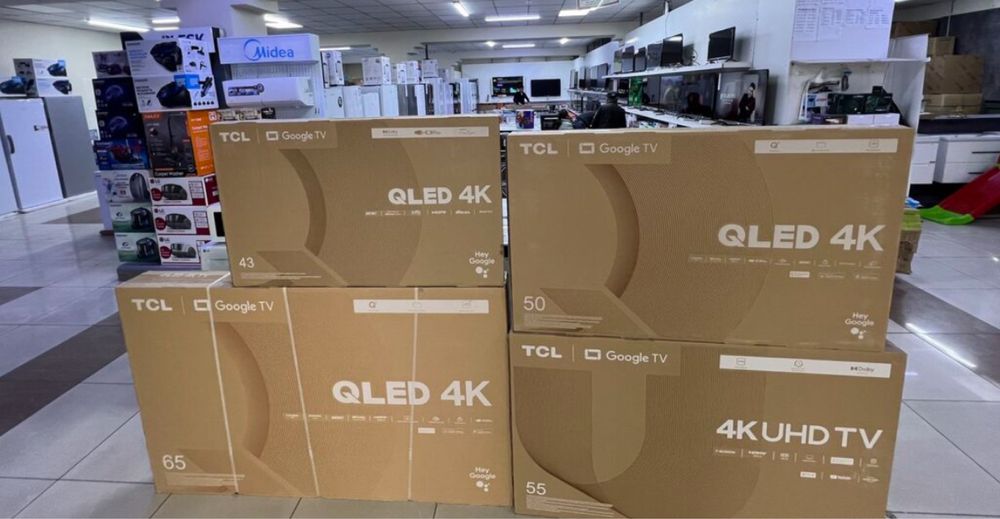 Телевизор TCL 65 4K Led/MiniLed Smart гарантия + Доставка Бесплатно