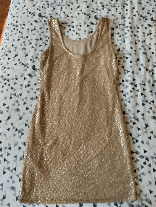 Рокля с пайети р-р М