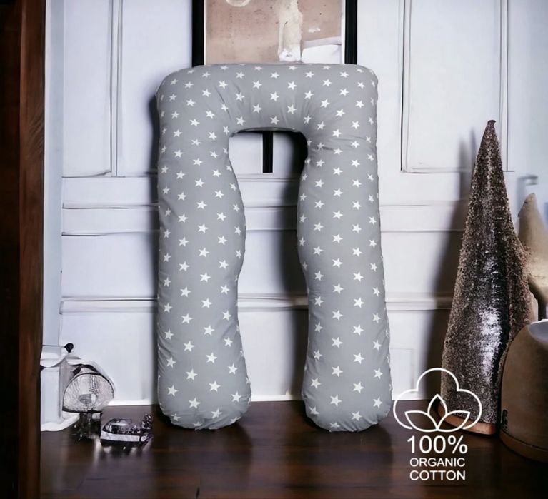 100% органична памучна подплатена възглавница за бременни