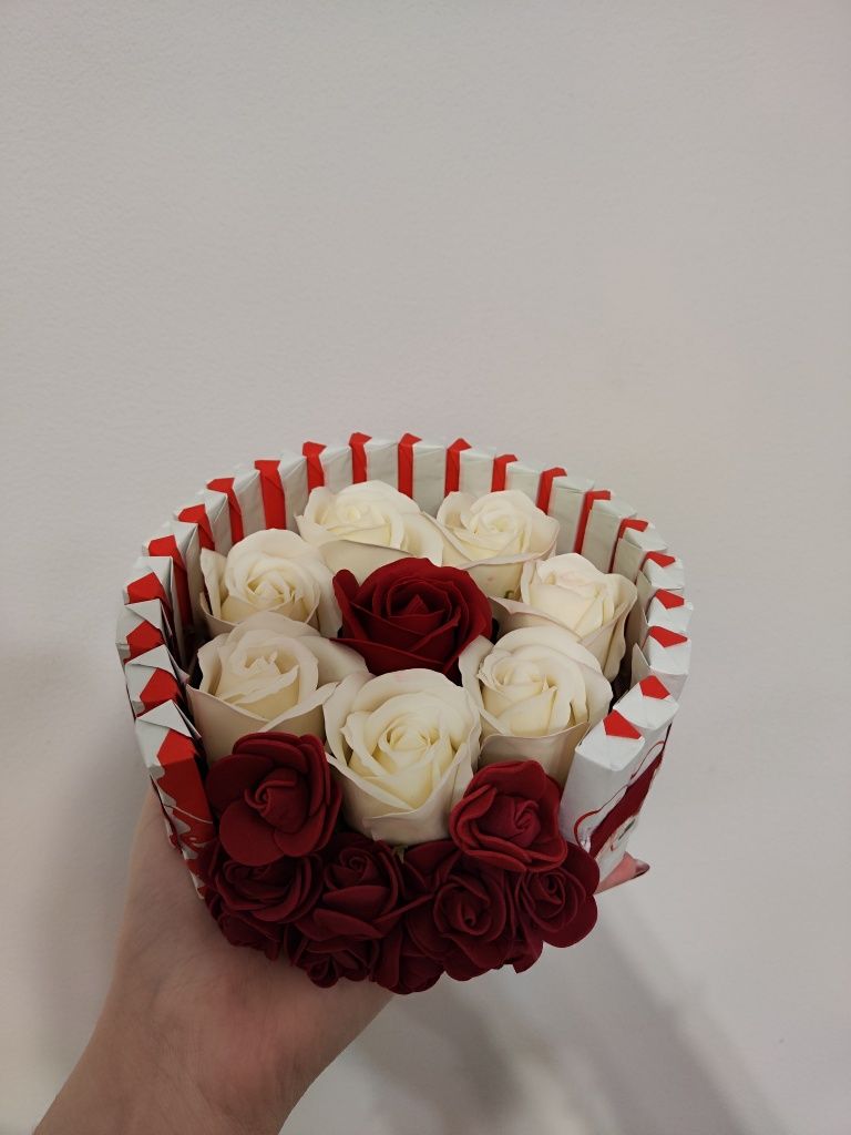 Подаръчни кутии със сапунени рози за имен ден, Великден ,балони, 3Д ра
