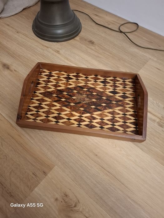 Accesoriu decorațiune vintage colectie lemn Maroc 1970