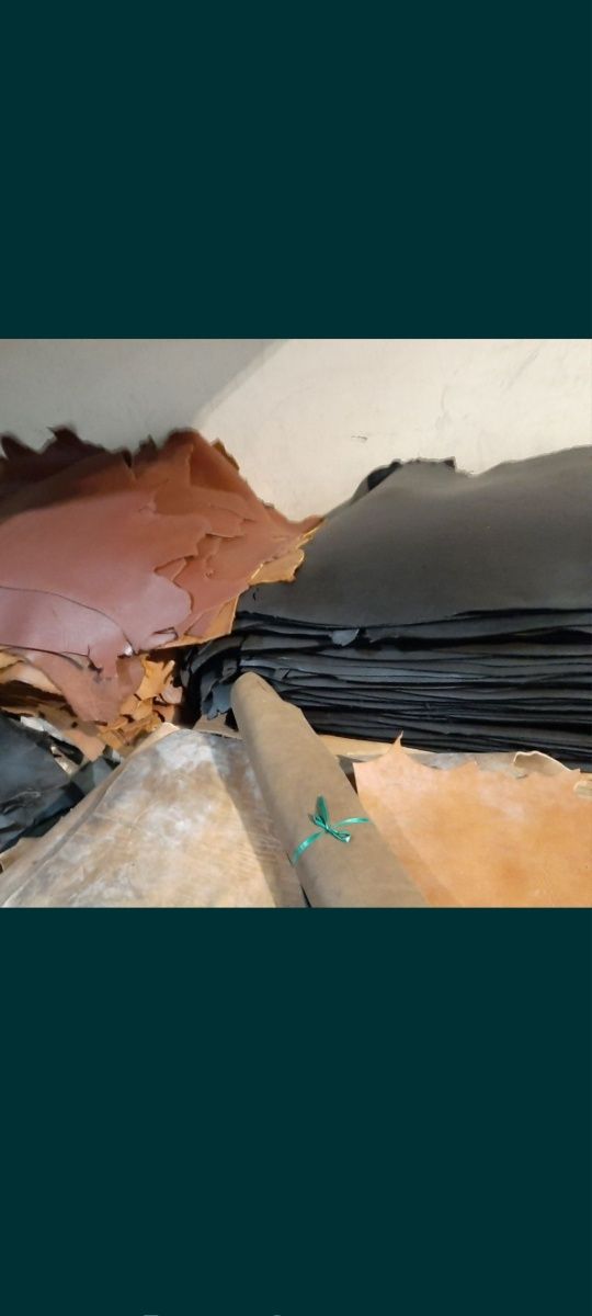 Piele bucati pentru marochinărie ,hamuri,capetele,teci ,portofele,brel