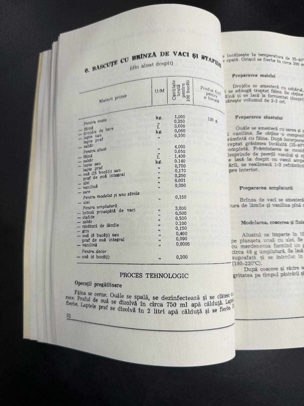 Rețetar-Tip pentru Produse de Patiserie (ediția 1986)