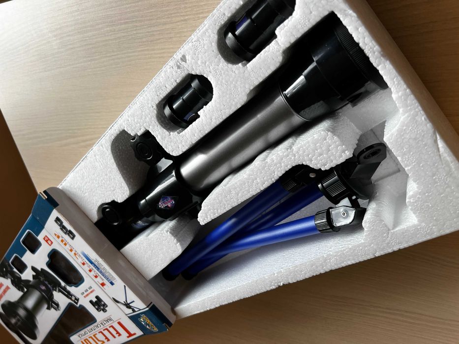 Telescop pentru copii EduScience 20x, 30x, 40x