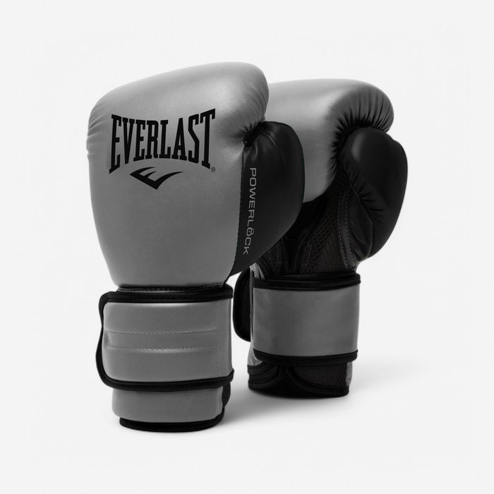 Mănuşi box Powerlock Everlast Gri - 10 OZ - produs resigilat Decathlon