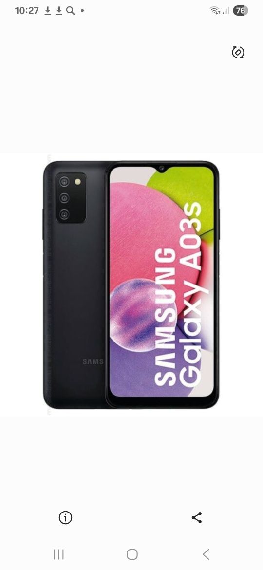Samsung a 03s sotiladi holati yaxshi