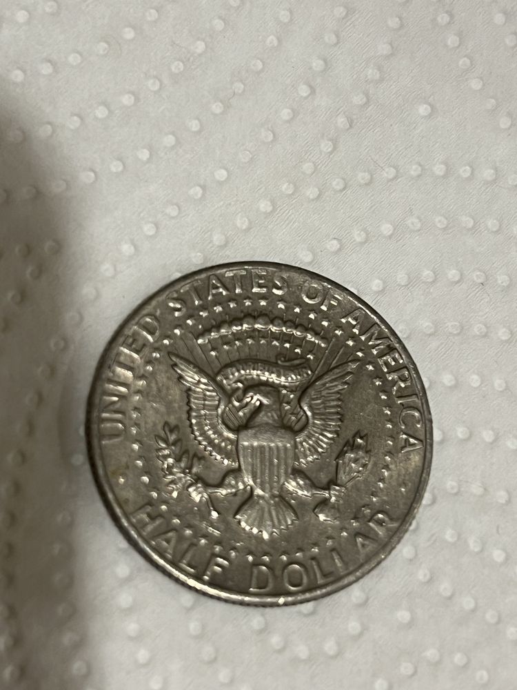 Moneda half dollar 1972