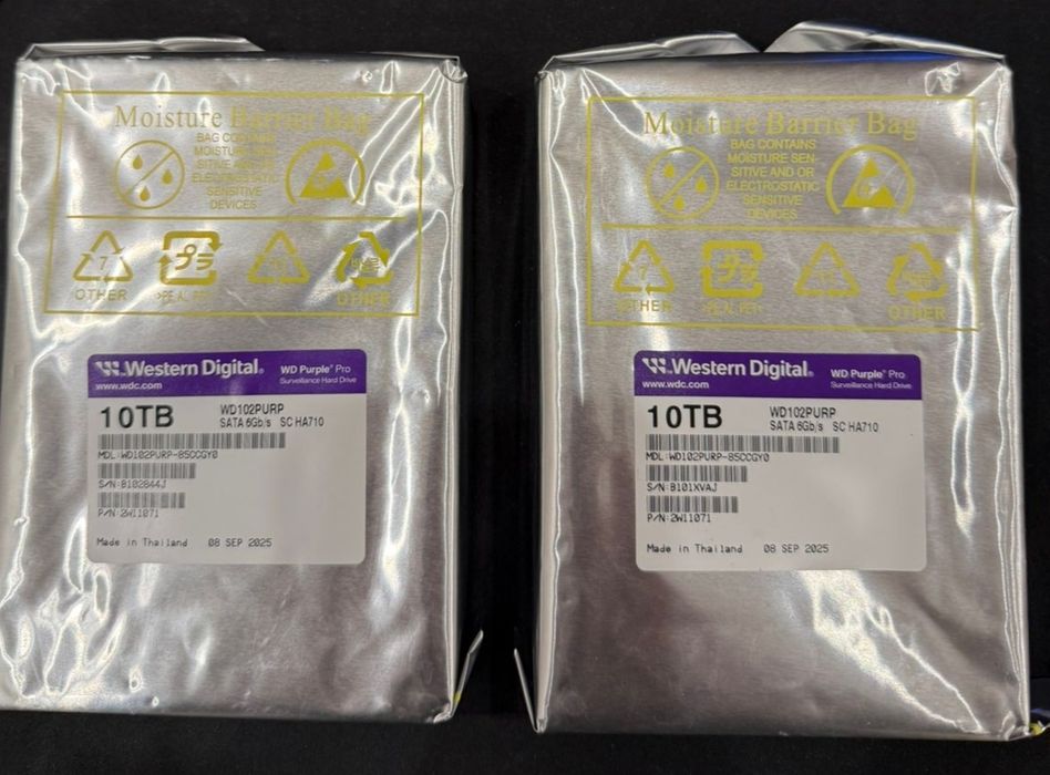 Продам Жёсткий диск WD 10TB 2шт Оригинал