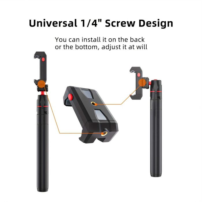 Suport telefon si tableta pentru trepied, adaptor trepied / stick 1/4