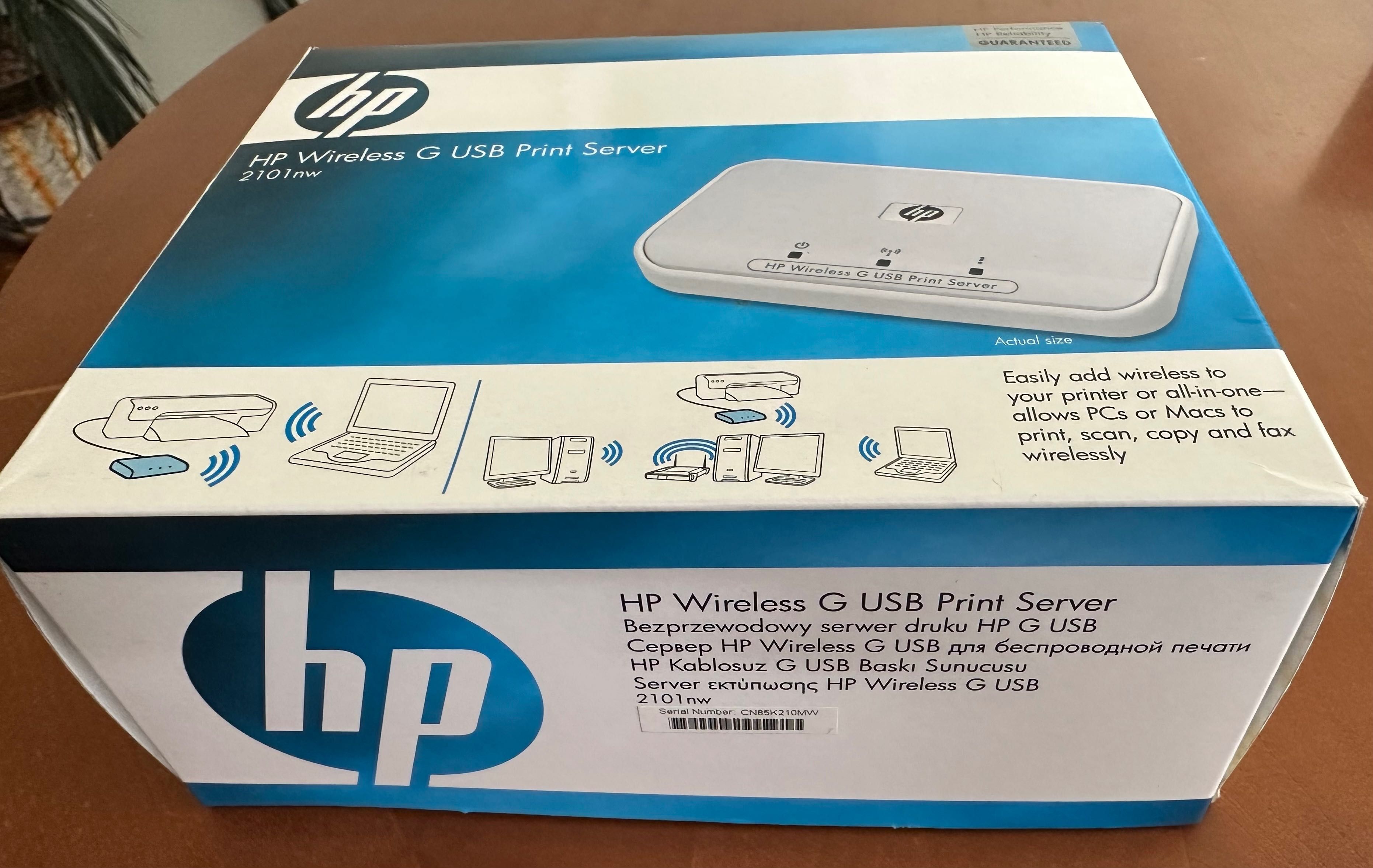 HP 2101nw Wireless G Print Server