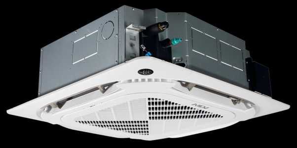 Инверторный кассетный кондиционер MDV от 18 000 BTU до 60 000 BTU
