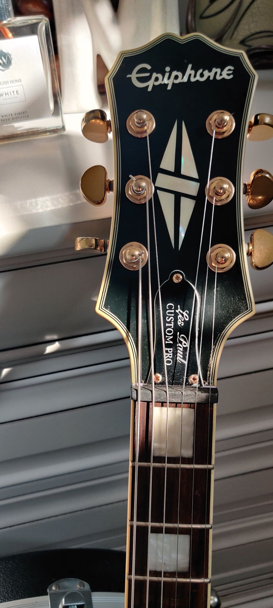 Epiphone Les Paul Custom Pro+case fab 2014