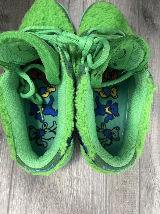 Rep Nike dunk low sb x grateful dead bear green
