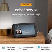 All new Amazon Echo Show 5 (2nd Gen), smart assistant колонка дисплей