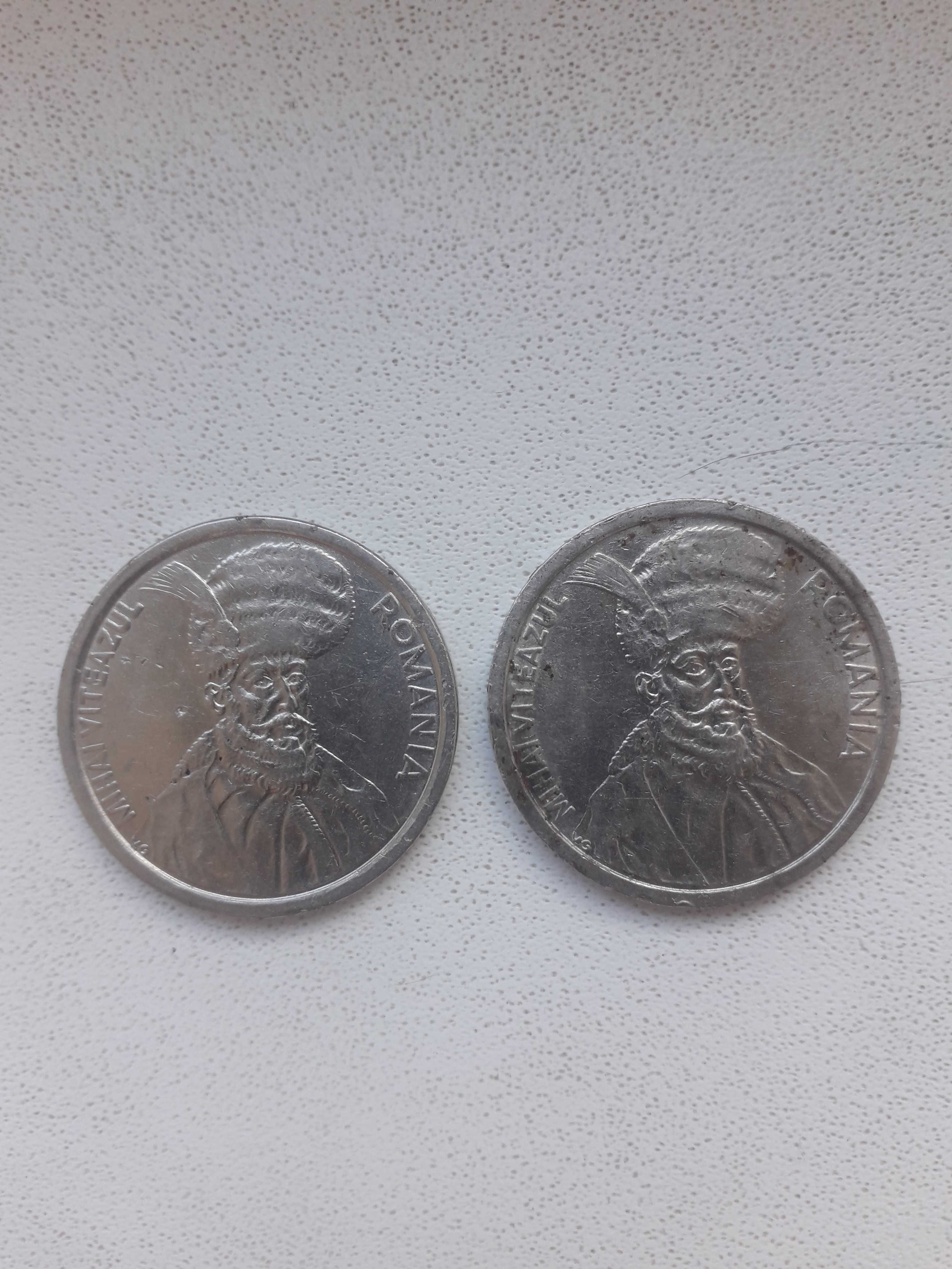 Vand 2 monede colectie de 100 de lei din anul 1992 cu Mihai Viteazul
