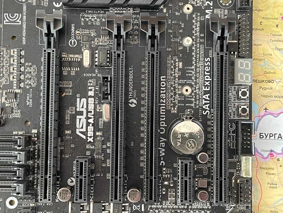 Asus X99-A/USB 3.1 с Intel Xeon E5-2630L V3 8C/16T и 128GB DDR4 RAM