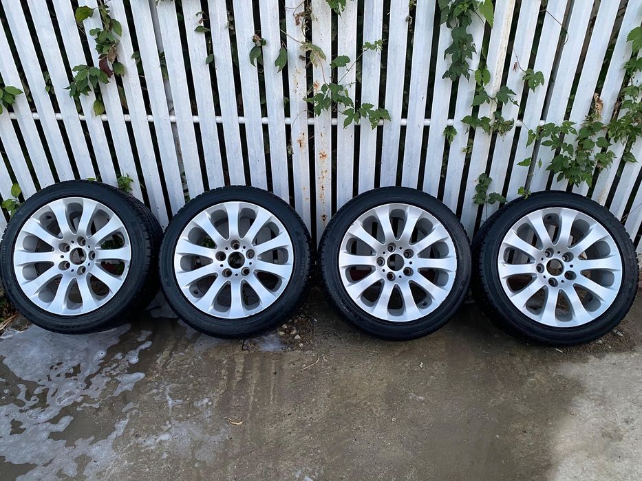 Jante BMW 5x120 / R17  cu anvelope iarna Kumho noi 225 45 17