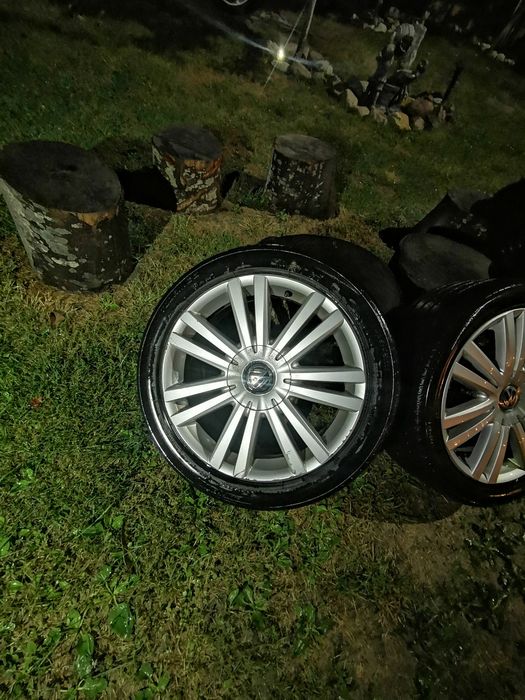 Jante aliaj r17  VW cu cauciucuri vara Hankook   225/45/r17