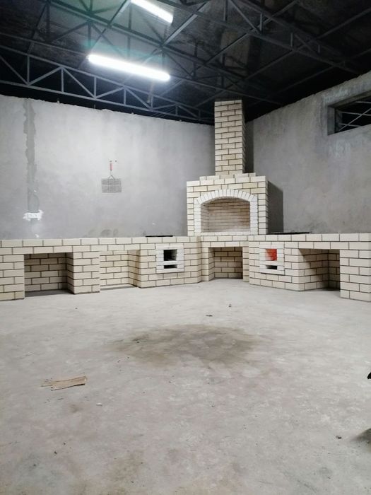 Letniy kuhnya kamin sauna