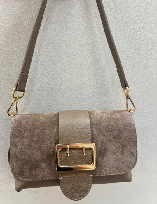 Geanta Dama Piele Naturala Capac Piele Intoarsa