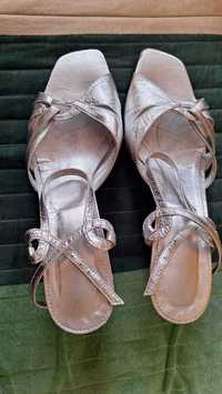 Sandale dama argintii marimea 40