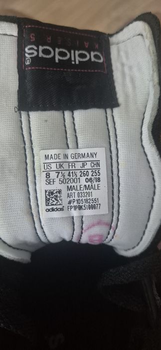 Ghete fotbal Adidas Kaizer 5