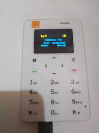 Telefon mic tip card orange card phone