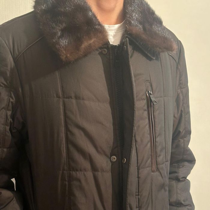 Зимняя куртка с норковым мехом