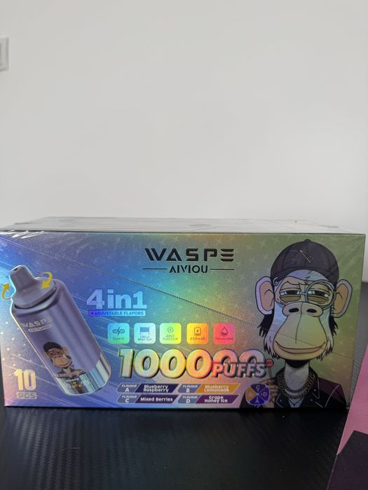 Vape 100k/100,000 de mii de puffuri 4 in 1 LIVRARE 2 zile