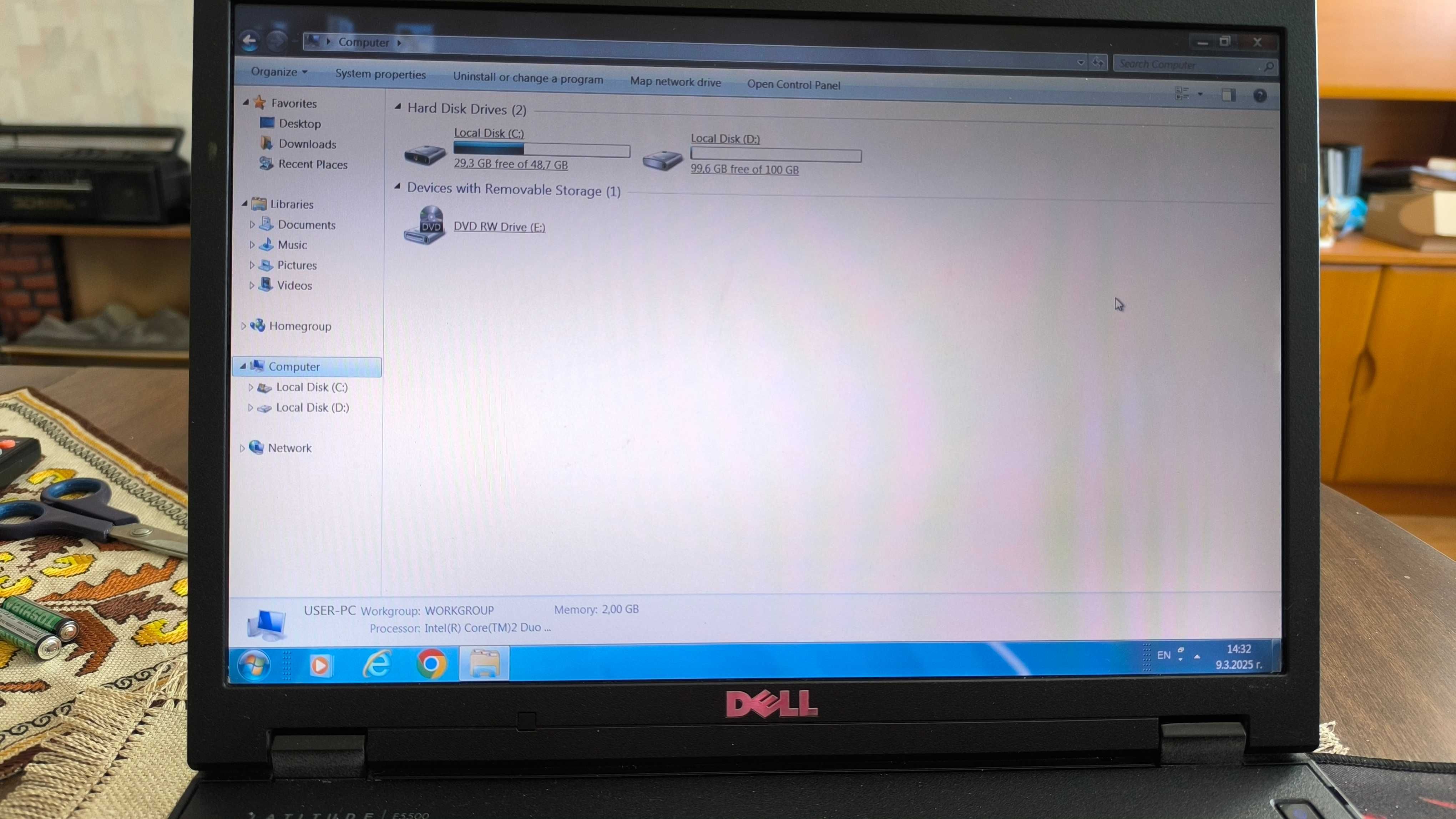 Лаптоп Dell latitude e5500