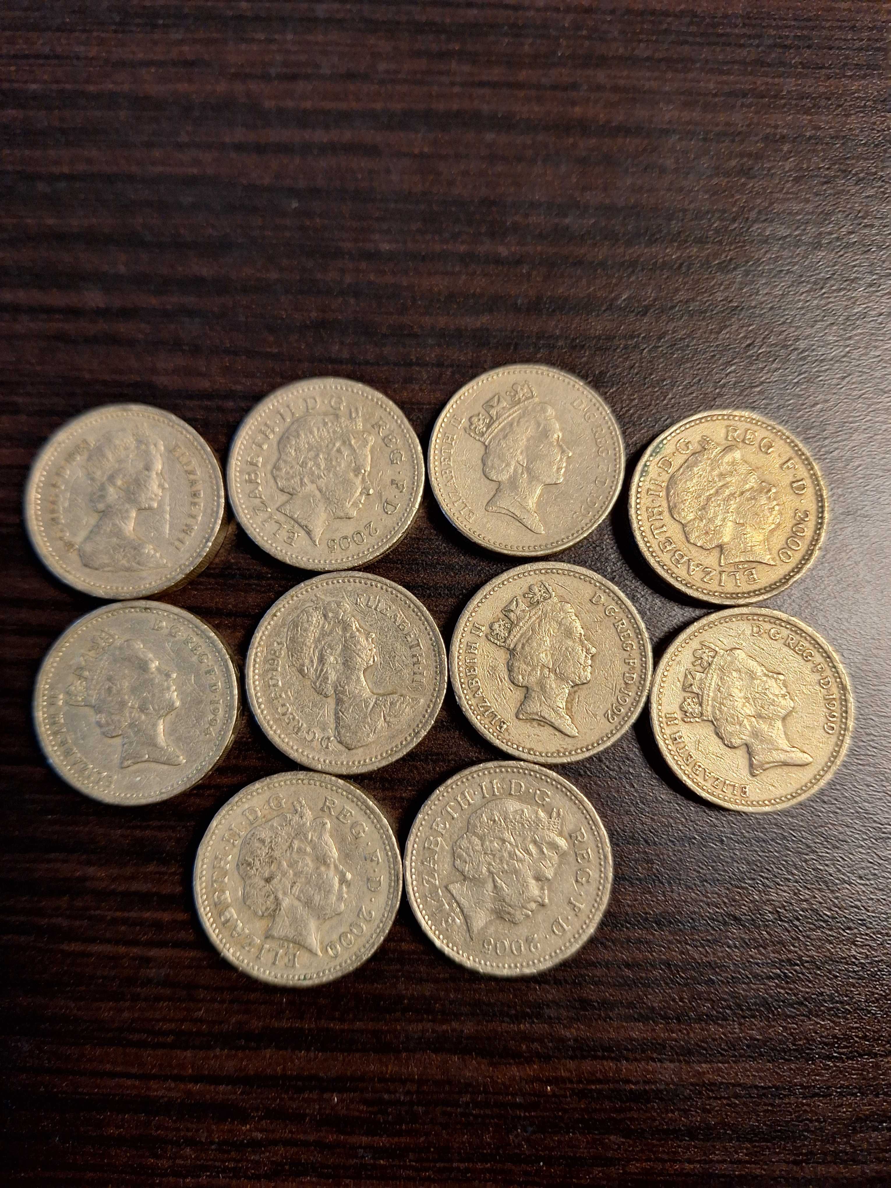 Monede 1 pound anglia