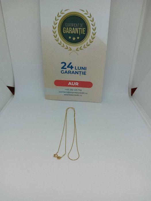 Lant aur 14k 1.75g (33077/30 Pacurari 2) Garantie 2 ani