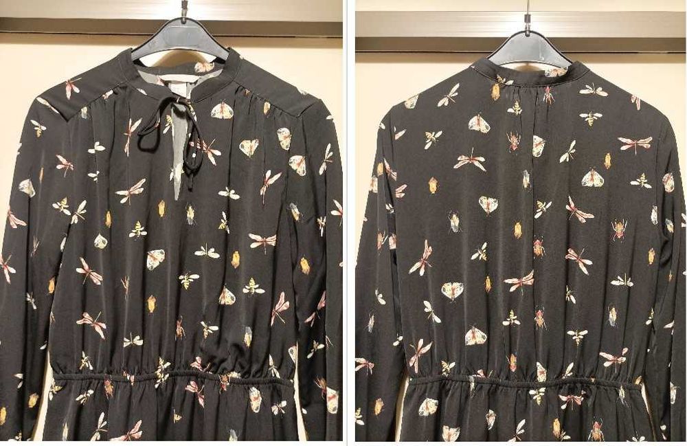 Rochie H&M, neagra,  mar 38